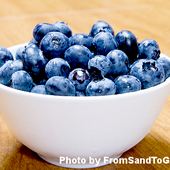 Heidelbeeren als Keimkiller Schale mit Heidelbeeren